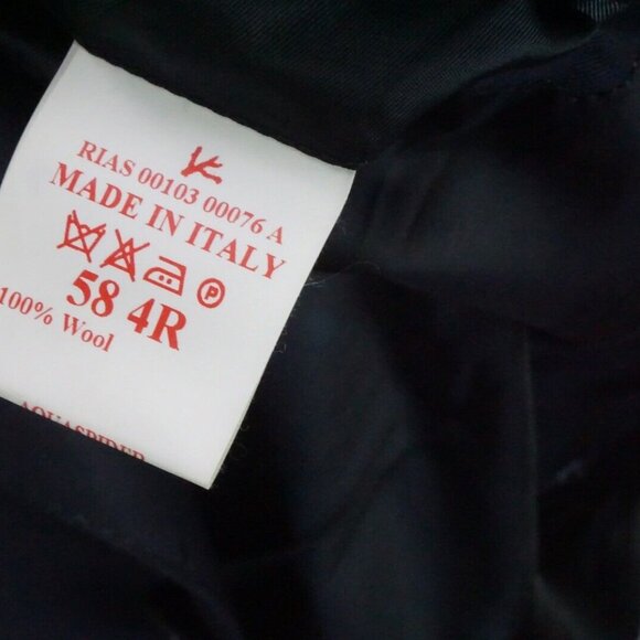 Isaia Napoli Base E Navy Blue Aquaspider Wool Sport Coat Blazer Sz 48R BRAND NEW - Picture 8 of 10